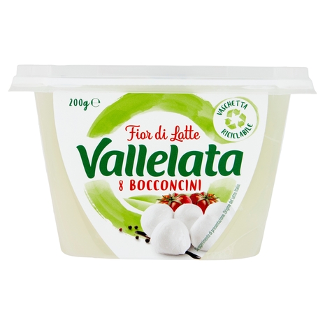 Bocconcini di Mozzarella Fresca, 200 g, 8 Pezzi